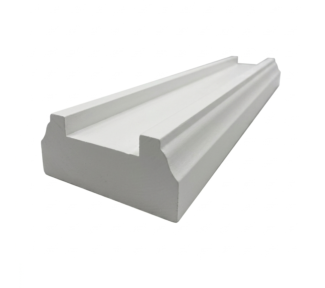 32mm White Primed Baserail